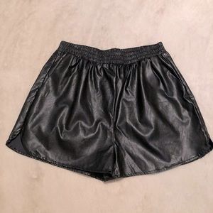 Glam Women’s Leather Shorts